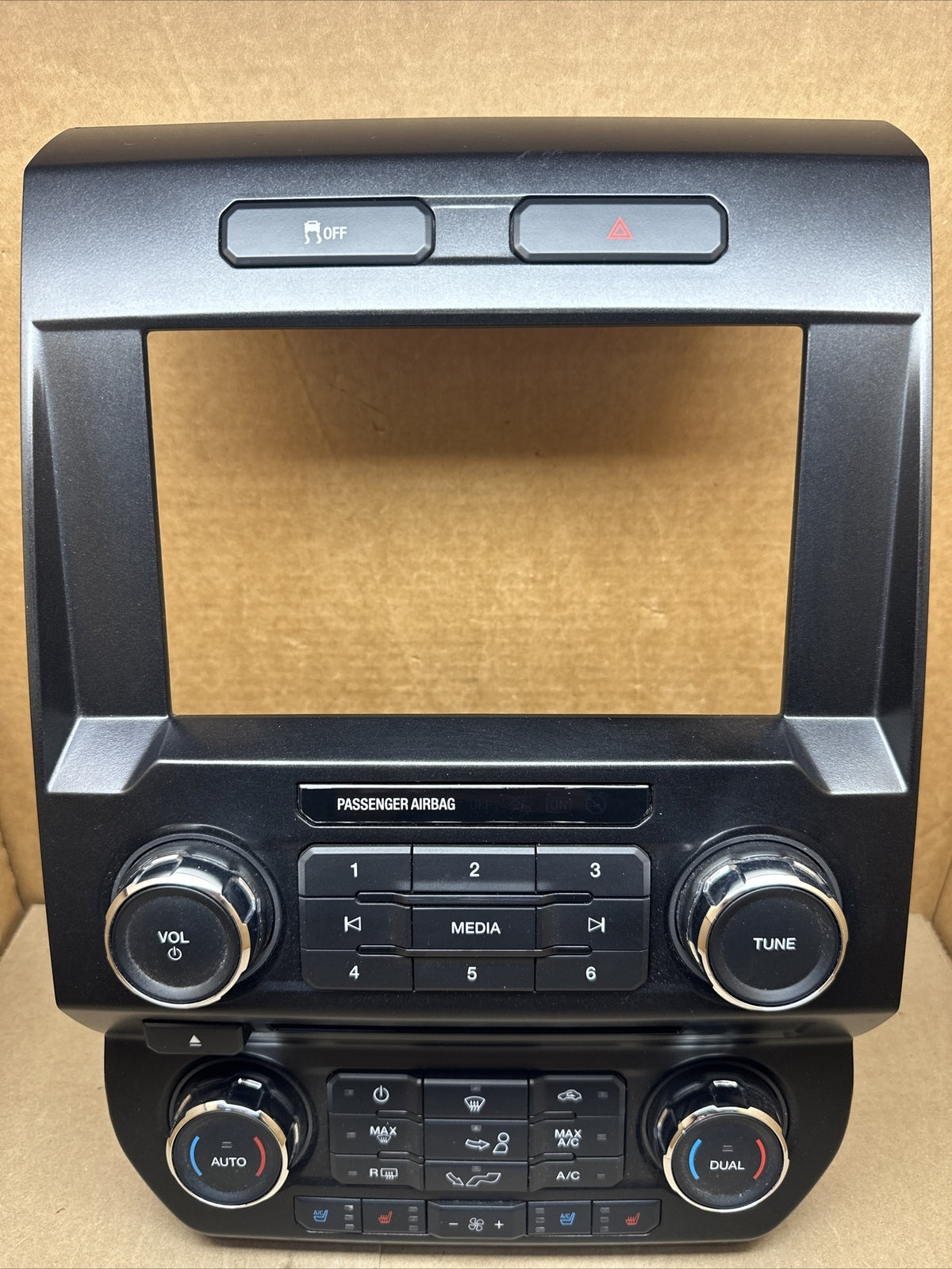 2015 2017 Ford F 150 F150 Temperature Radio Control Panel Bezel FL3T 18E245 ABJ4