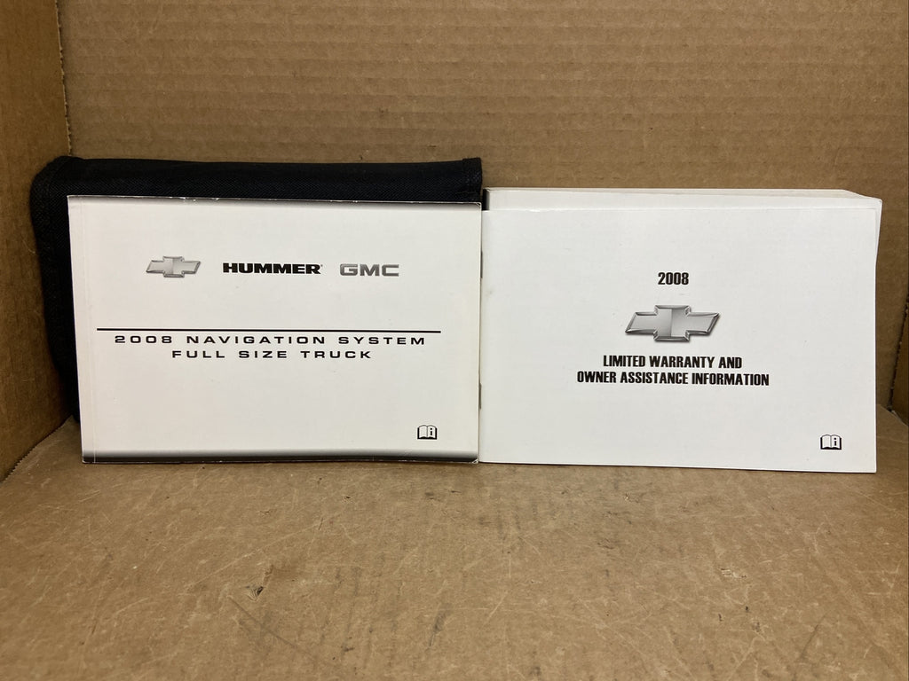 2008 08 Chevy Silverado Owner's Owners Owner Manual Book Guide Set Case OEM2