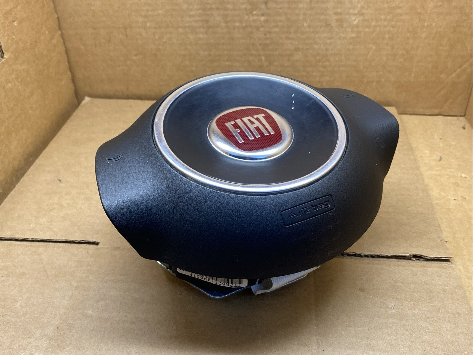 2012 2019 Fiat 500 Front Left Driver Side Steering Wheel Air Bag Airbag Black7