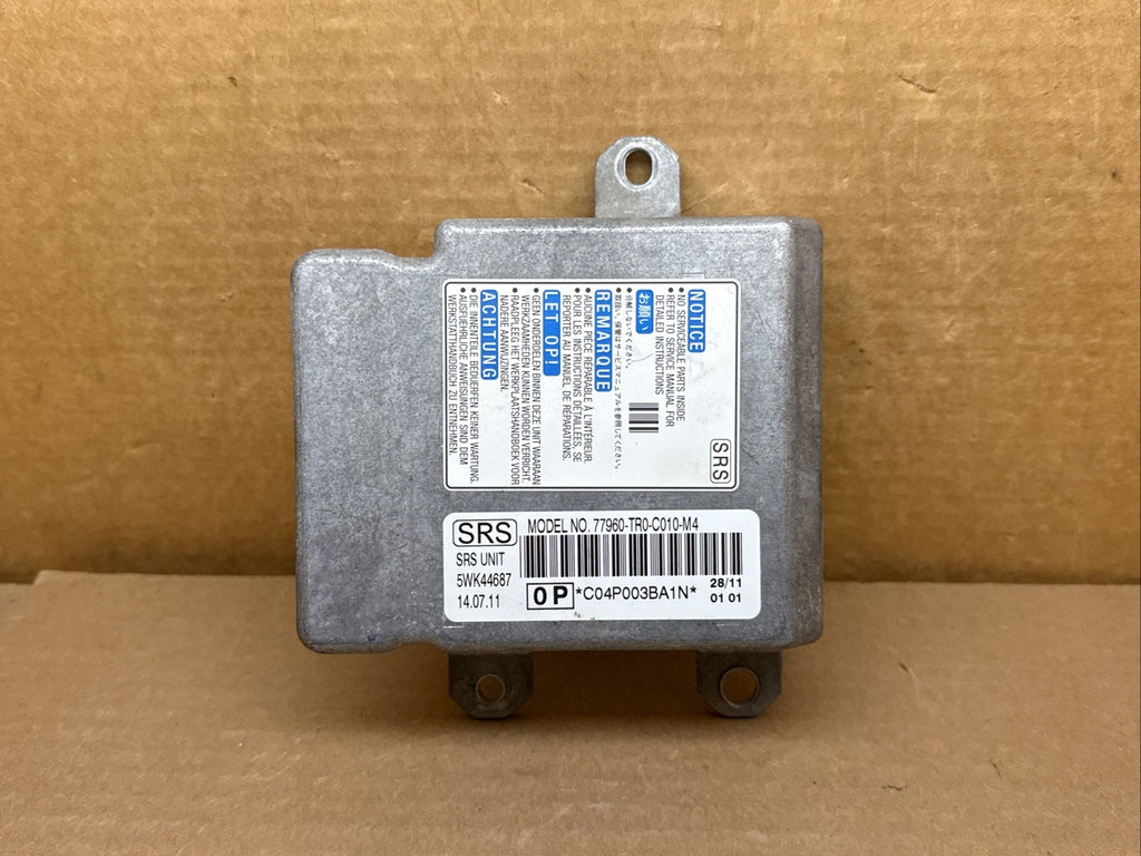 2012 Honda Civic Sedan Air Bag Airbag Computer Control Module 77960 TR0 C010 M40