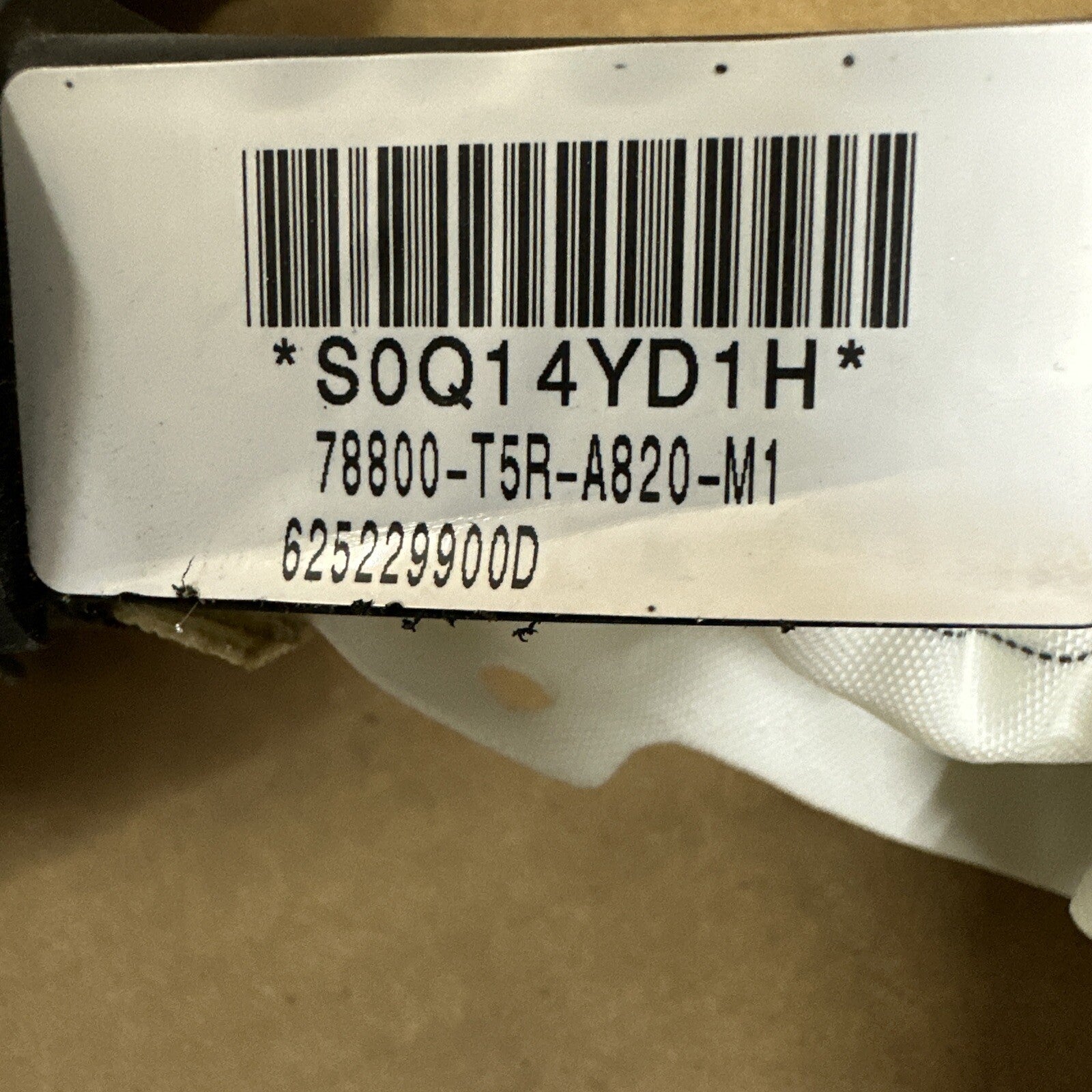 2015 2017 Honda Fit Right Side Passenger Curtain Roof Air Bag Airbag 788005