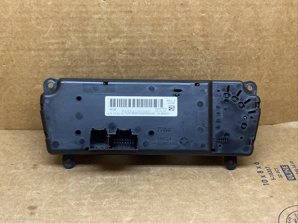 11 14 Avenger Chrysler 200 Climate Temp Temperature Controls Dials P55111955AC4