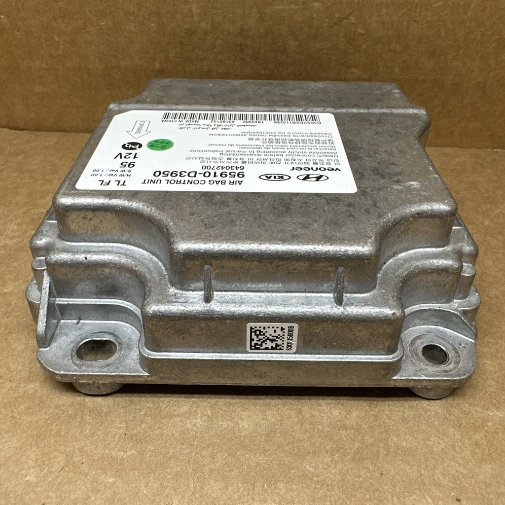 2019 2021 Hyundai Tucson Airbag Control Module Unit OEM 95910 D39505