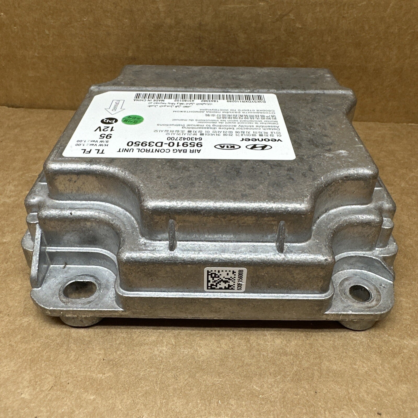 2019 2021 Hyundai Tucson Airbag Control Module Unit OEM 95910 D39505