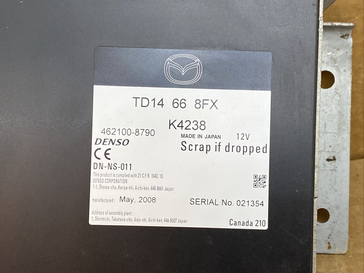 2007 2009 Mazda CX 9 CX9 DVD Navigation GPS Disc Player K4238 TD14 66 8FX7