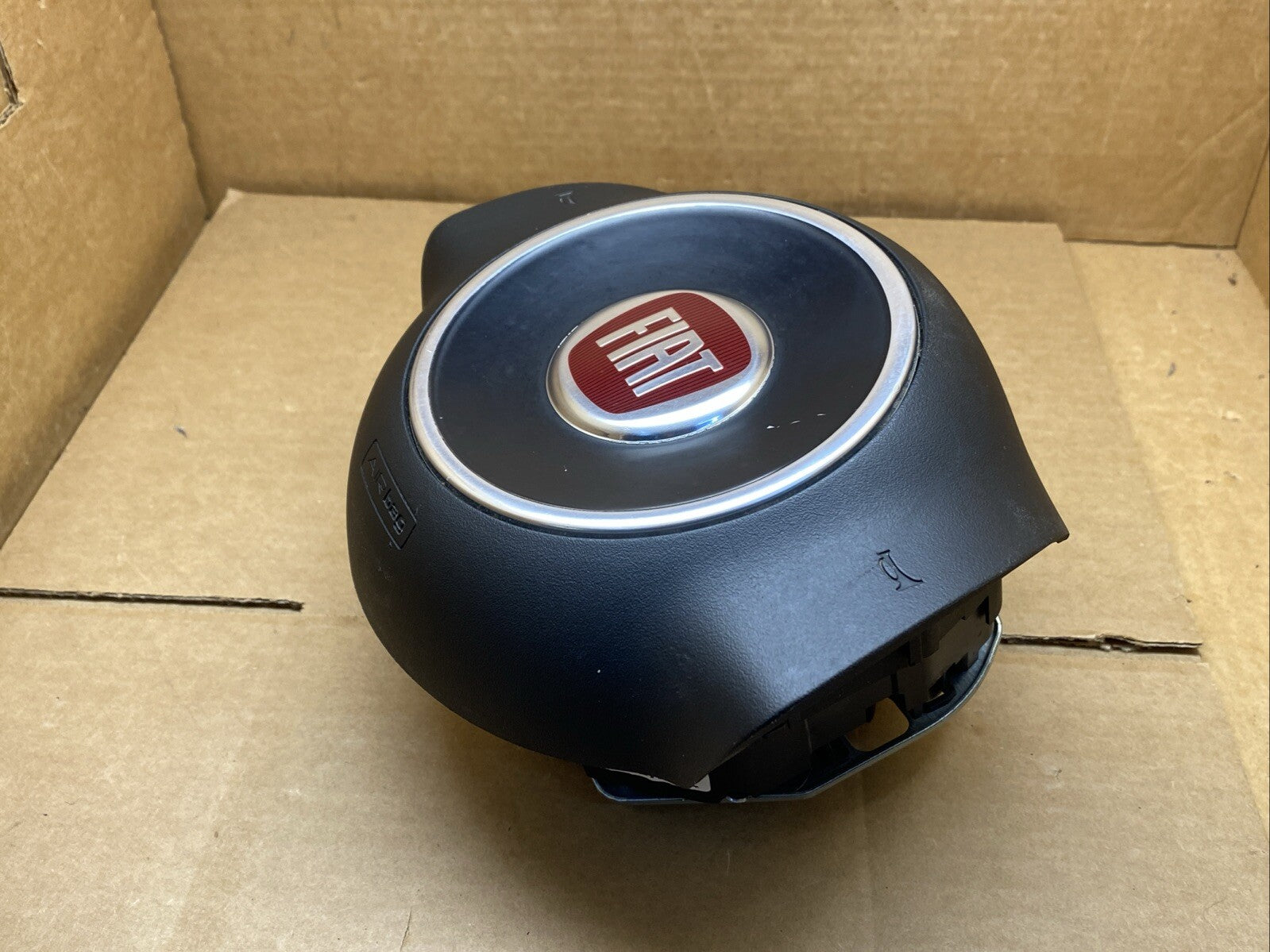2012 2019 Fiat 500 Front Left Driver Side Steering Wheel Air Bag Airbag Black9
