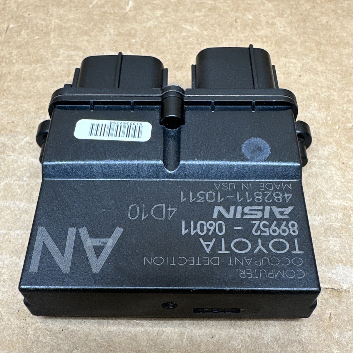 2012 2015 Camry Front Passenger Seat Occupant Detection Module AN 89952 060117
