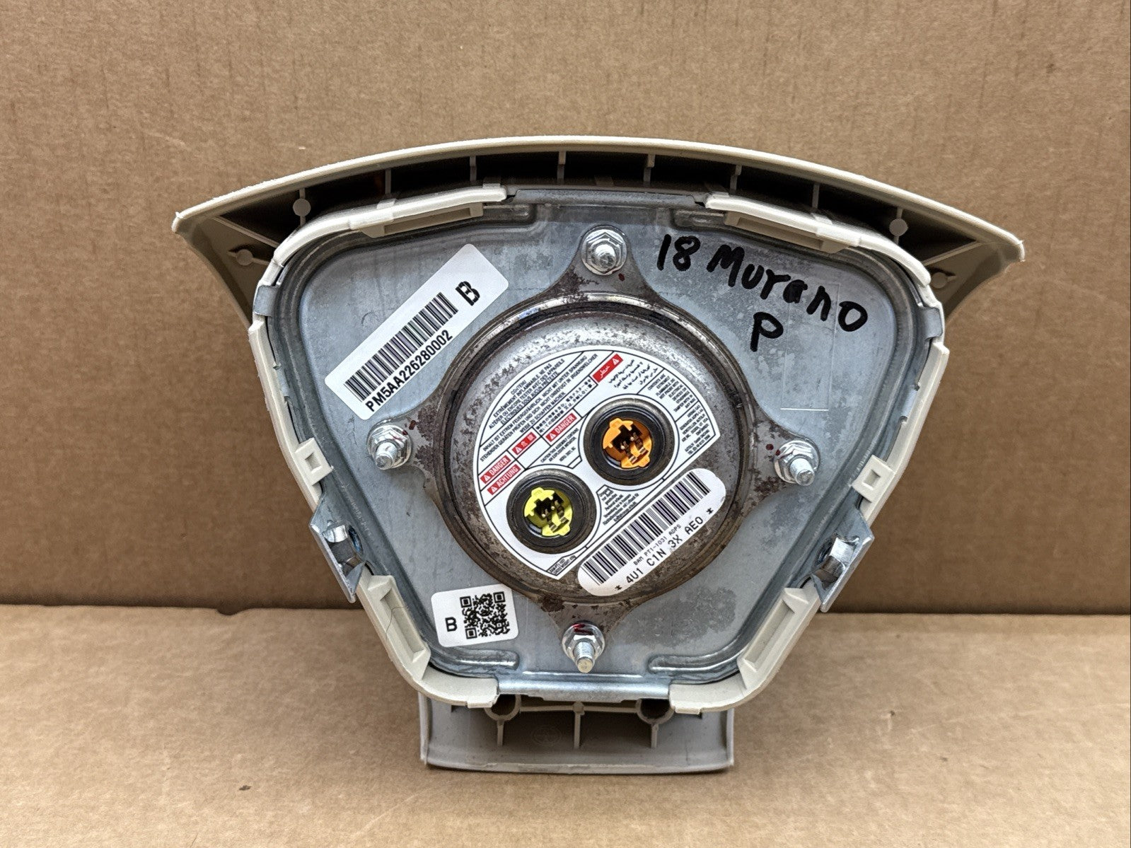 15 24 Nissan Murano Front Left Driver Side Steering Wheel Air Bag Airbag7