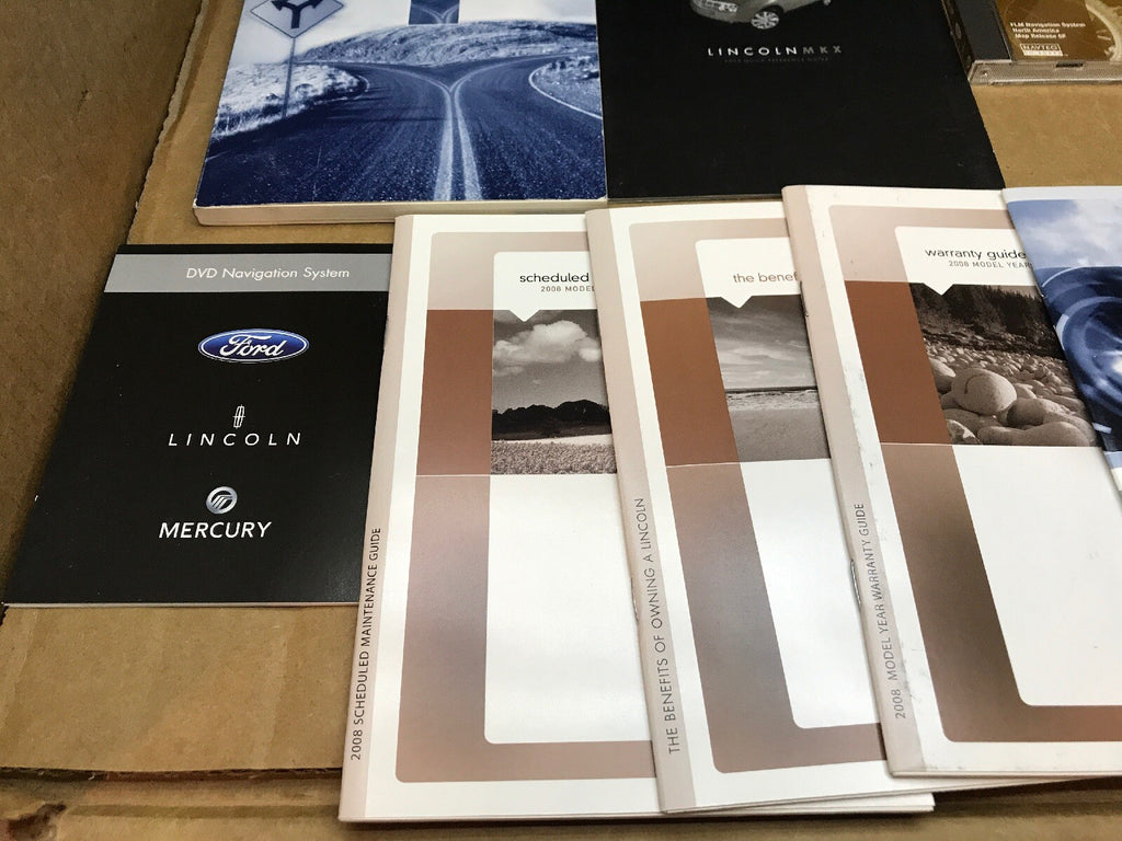 2008 08 LINCOLN MKX OWNER'S OWNERS OWNER MANUAL BOOK GUIDE SET CASE WALLET OEM4