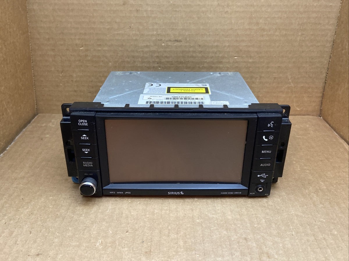 2008 2009 Jeep Dodge Chrysler Touchscreen Radio DVD REN P05064758AC0