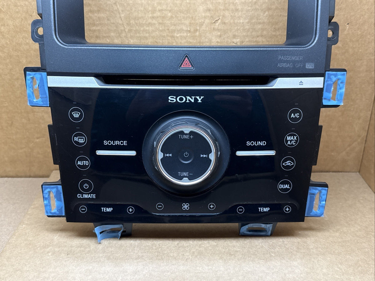 2011 2014 Ford Edge Sony Radio Face Bezel Climate Control Panel BT4T 18A802 CK2