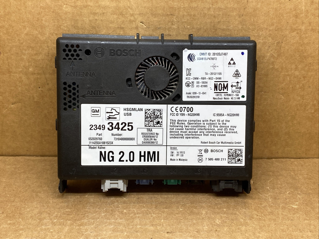 2015 2016 GM HMI Human Machine Interface Control Module 234934250