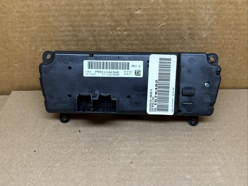 2011–2014 Dodge Challenger Climate Temp Temperature Controls Dials 55111463AD7