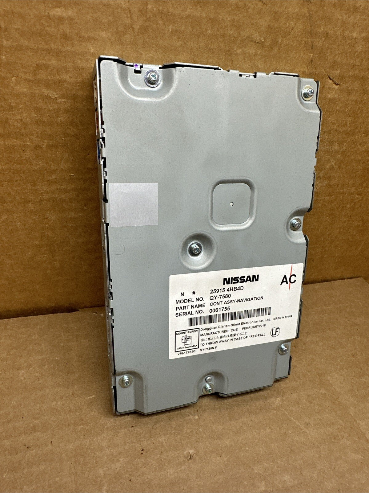 2019 2021 INFINITI QX50 DRIVER ASSIST NAVIGATION CONTROL MODULE 25915 4HB4D OEM2