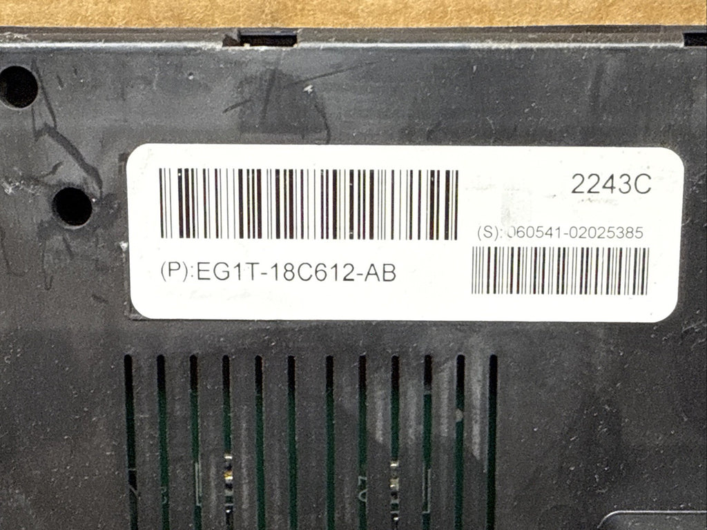 2014 2018 FORD TAURUS OEM CLIMATE CONTROL MODULE TEMP CONTROL EG1T 18C612 AB1