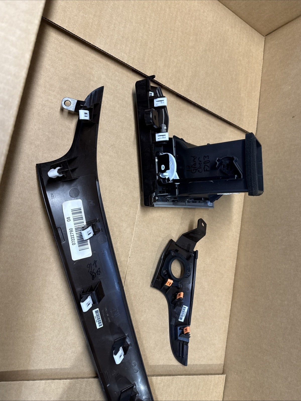 2011 2017 Jeep Grand Cherokee Dash Center Right Vent Ignition Trim Set OEM10