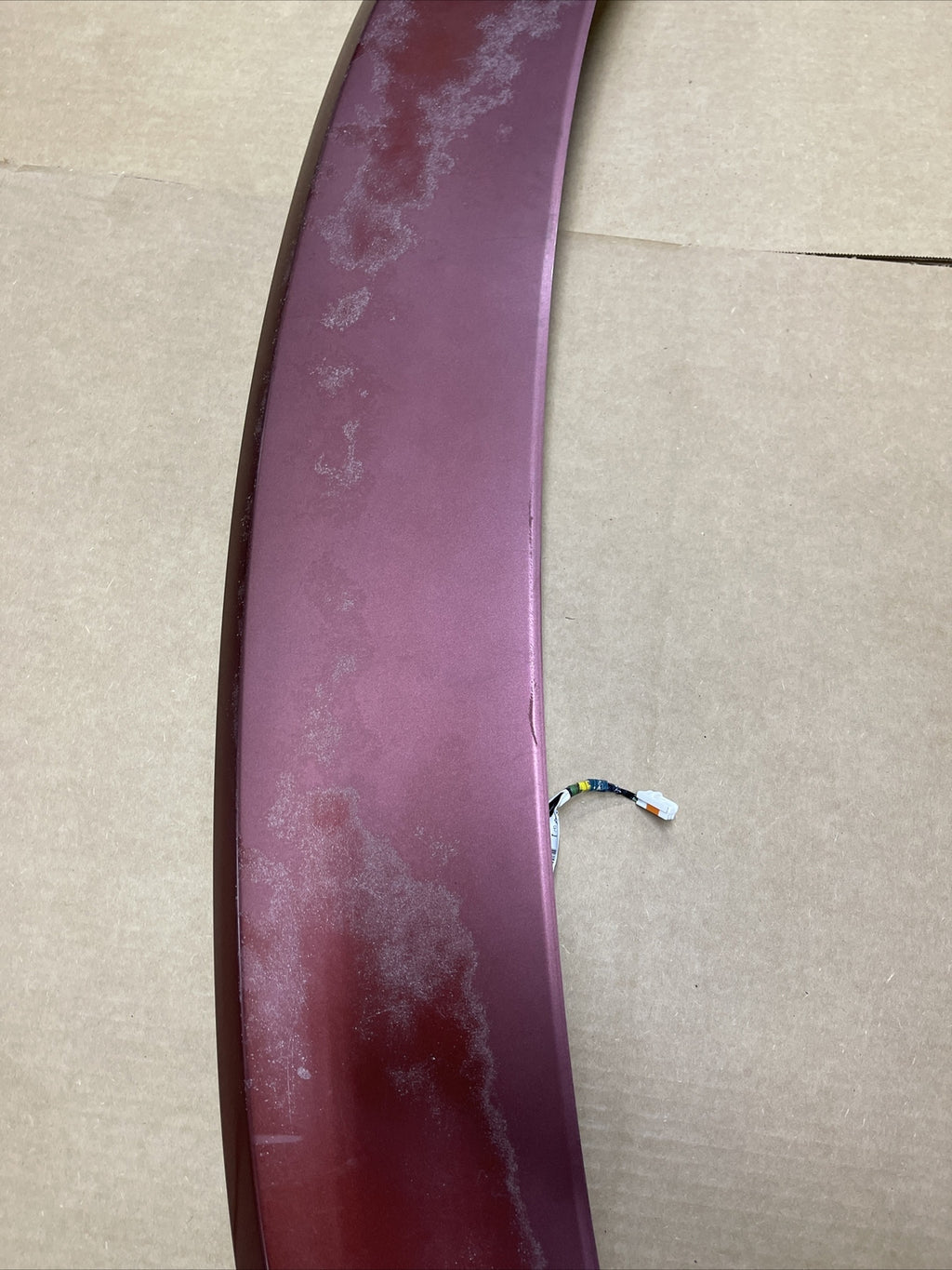 2007 2015 MAZDA CX 9 CX9 REAR LIFT GATE SPOILER 3RD THIRD BRAKE RED PAINT C2V3