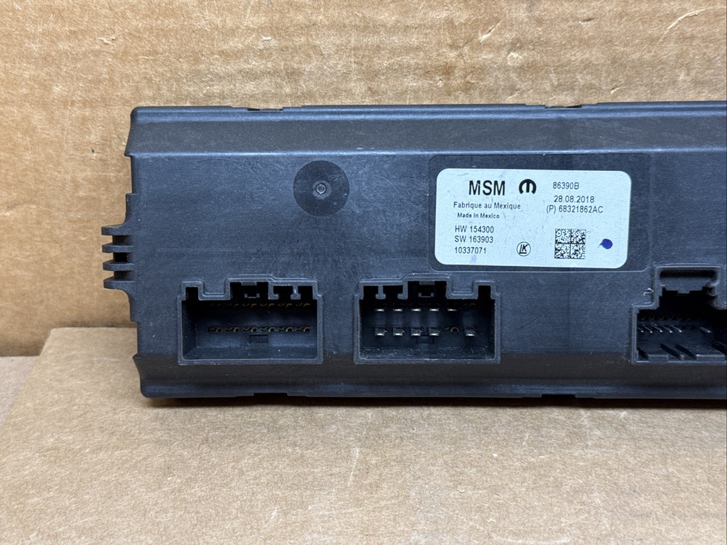 2017 2019 Chrysler Pacifica Front Seat Memory Module 68321862AC1
