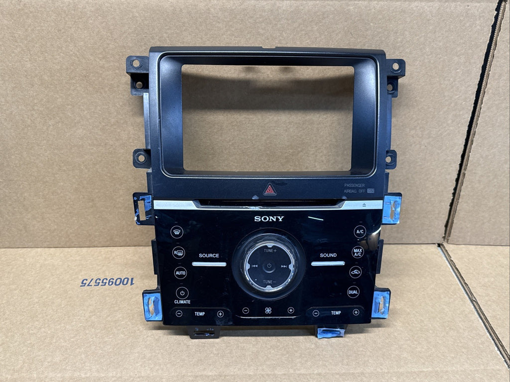2011 2014 Ford Edge Sony Radio Face Bezel Climate Control Panel BT4T 18A802 CL0