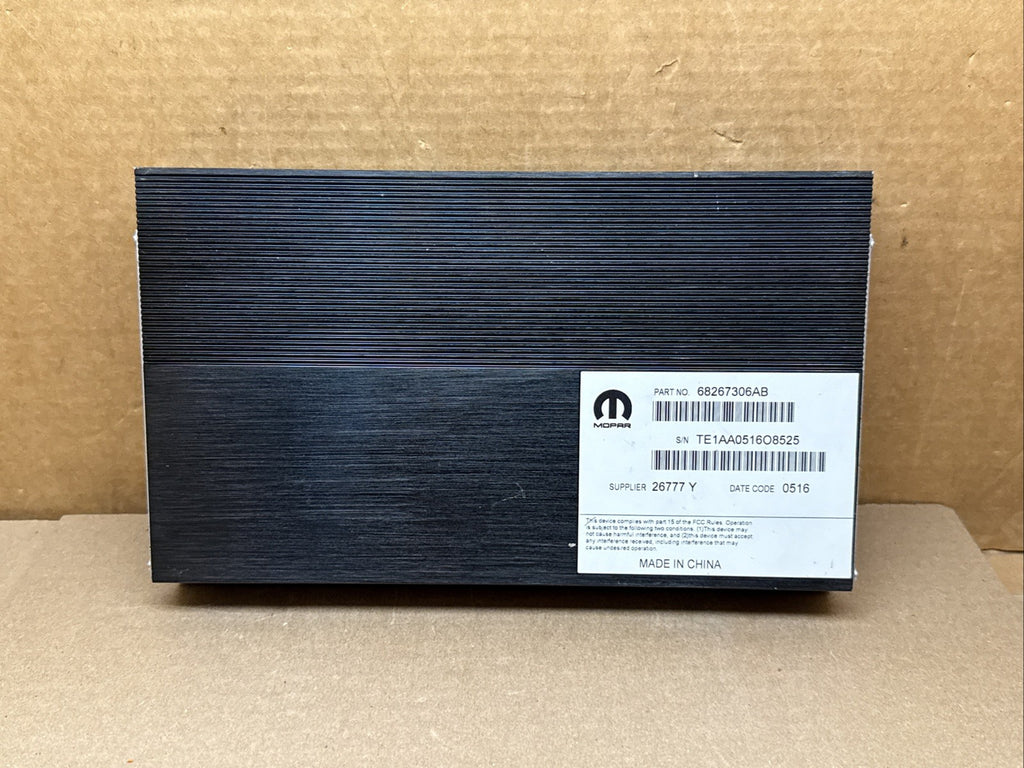 2016 2022 Dodge Durango Radio Audio Stereo Amp Amplifier OEM 68267306AB0