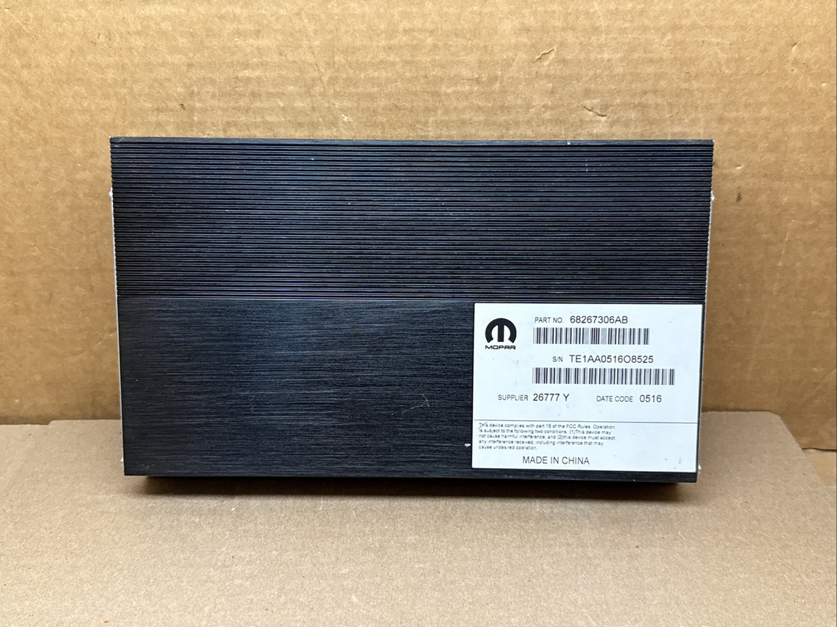 2016 2022 Dodge Durango Radio Audio Stereo Amp Amplifier OEM 68267306AB0