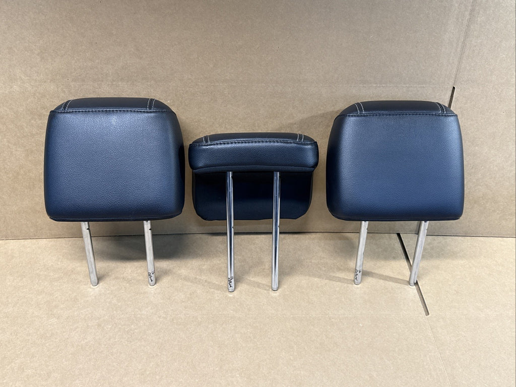 2016 2018 Ford Explorer 2nd row rear headrest head rest set Black Leather OEM5