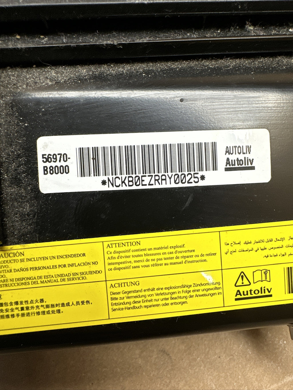 2013 2018 Santa Fe Left Side Driver Knee Lower Air Bag Airbag 56970 B8000NBC6