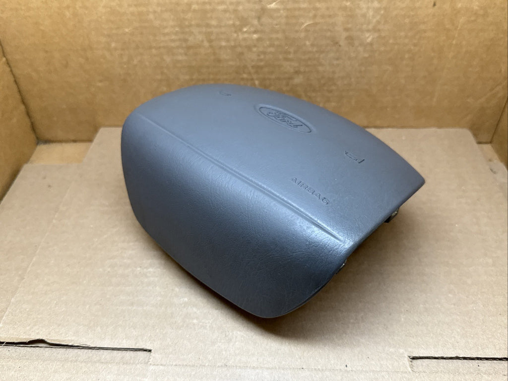 97 02 F150 Expedition Front Left Driver Side Steering Wheel Air Bag Airbag Gray5