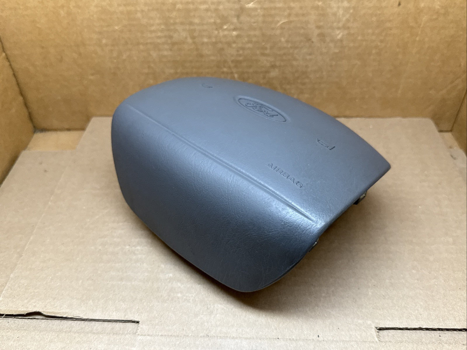 97 02 F150 Expedition Front Left Driver Side Steering Wheel Air Bag Airbag Gray5