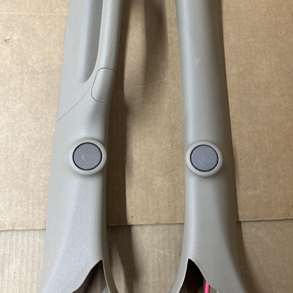 09 14 F150 A Pillar Left Right Driver Passenger Grab Handle Tweeters Speakers3