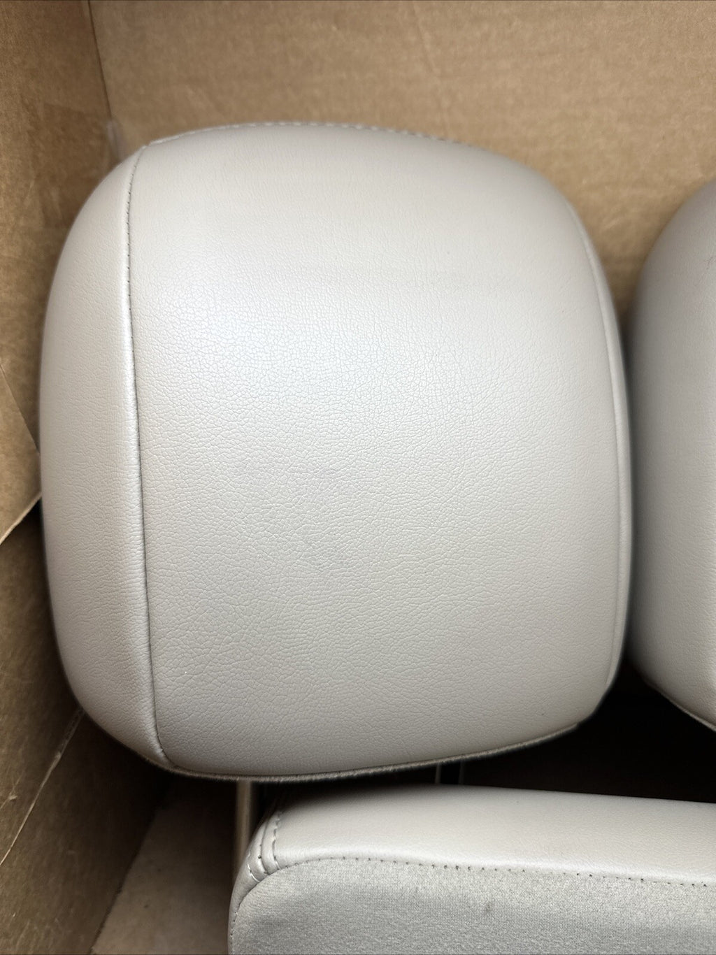 2013 2018 Pathfinder QX60 Rear Seat 2nd Row Headrest Head Rest Set Tan Leather7