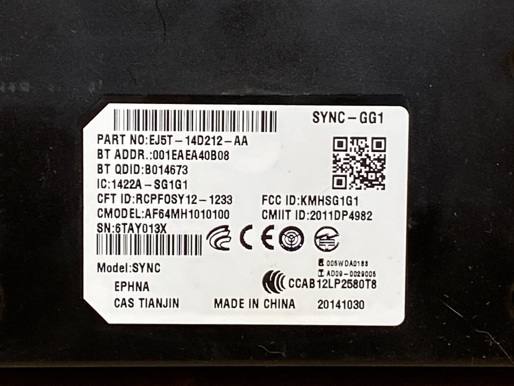 2013 2014 Ford F150 Sync Module EL3T 14B428 BA EJ5T 14D212 AA1
