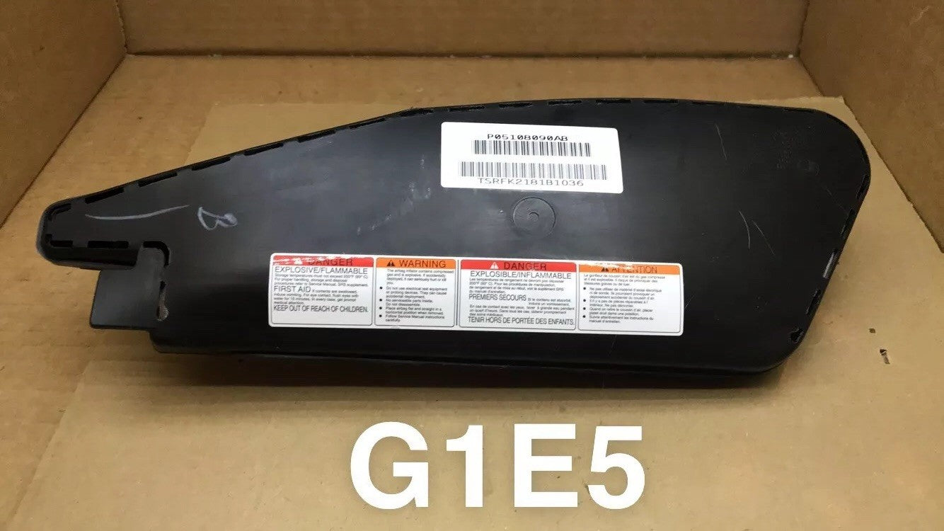 11 18 GRAND CARAVAN TOWN COUNTRY RH PASSENGER SIDE SEAT AIRBAG OEM P05108090AB0