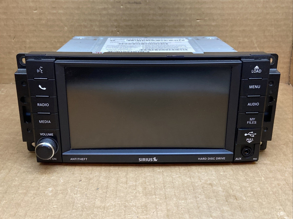 Jeep Chrysler Dodge MyGig RBZ Touchscreen Display Radio P05091307AD0