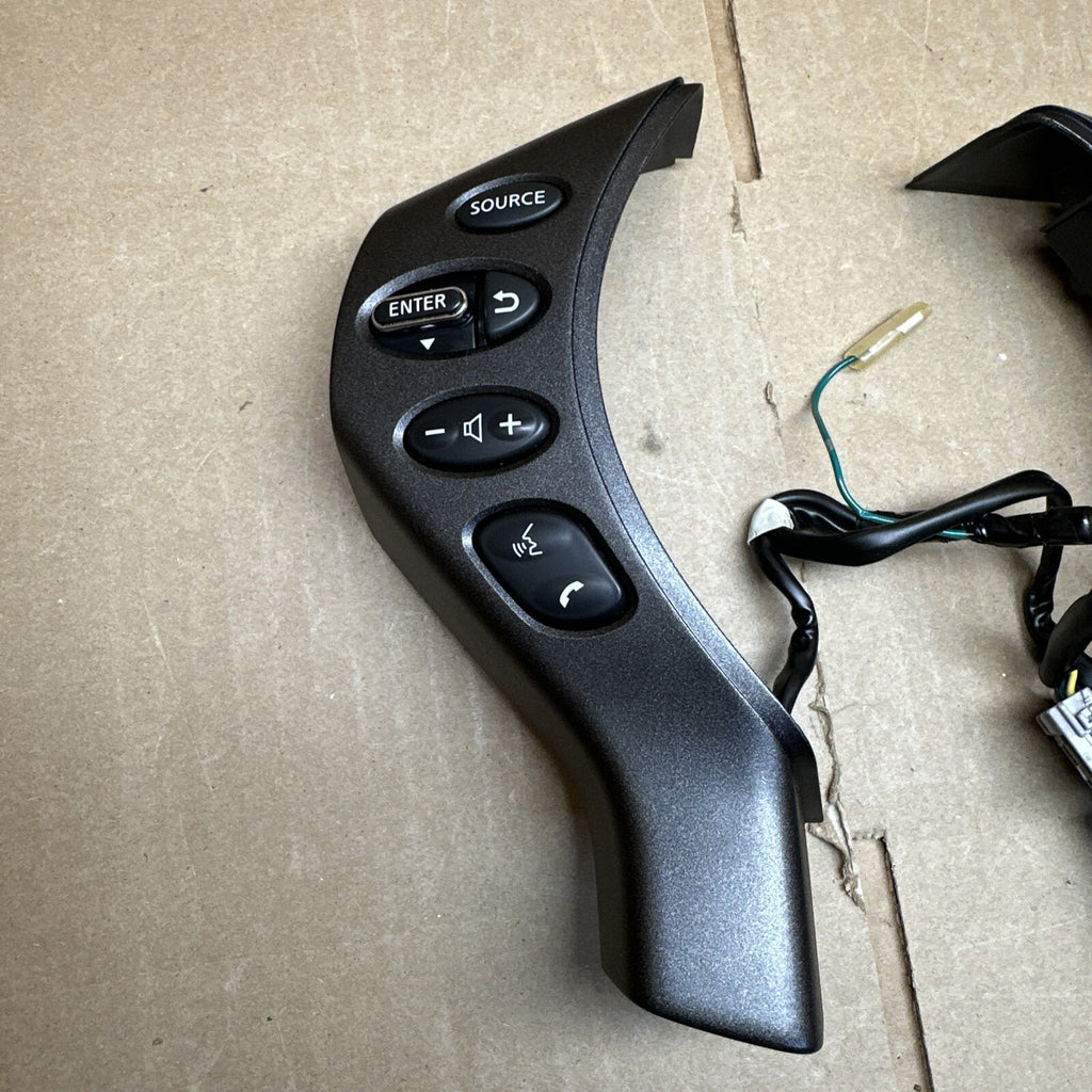 07 12 Nissan Altima Steering Wheel Cruise Control Switch Buttons Enter Charcoal1
