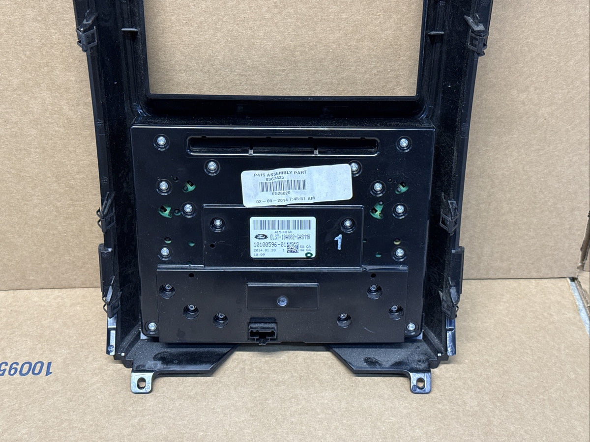 2014 2015 Ford F 150 F150 Radio Control Panel Bezel Metal EL3T 18A802 GASMM89