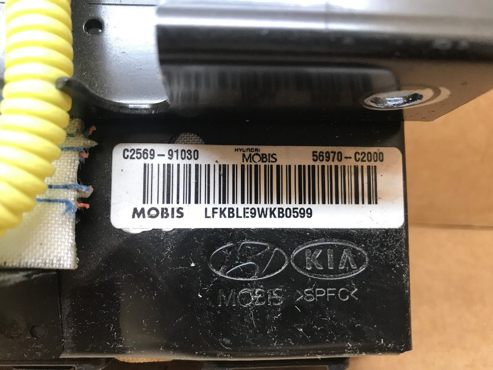 2015 2019 HYUNDAI SONATA LEFT SIDE DRIVER KNEE LOWER AIRBAG AIR BAG6