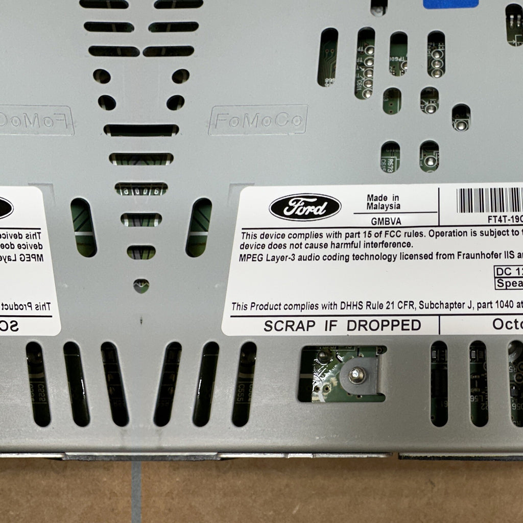 2015 2018 Ford Edge Radio Cd Player Disc Reader OEM FT4T 19C107 KD1