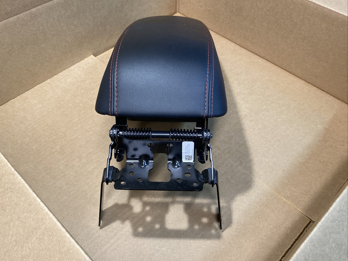 2014 2020 Jeep Cherokee Center Console Arm Rest Armrest Lid Top Black Red Stitch8