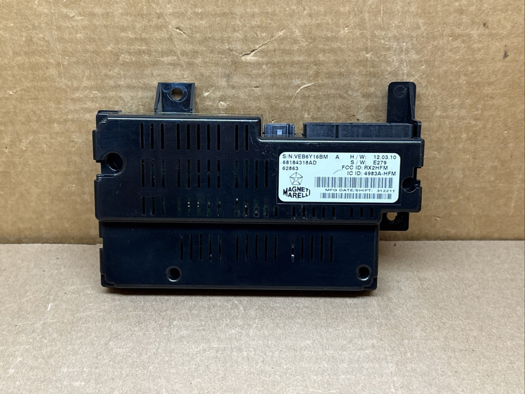2013 Dodge Dart Telematic Control Module 8.4" Screen 68184318AD0