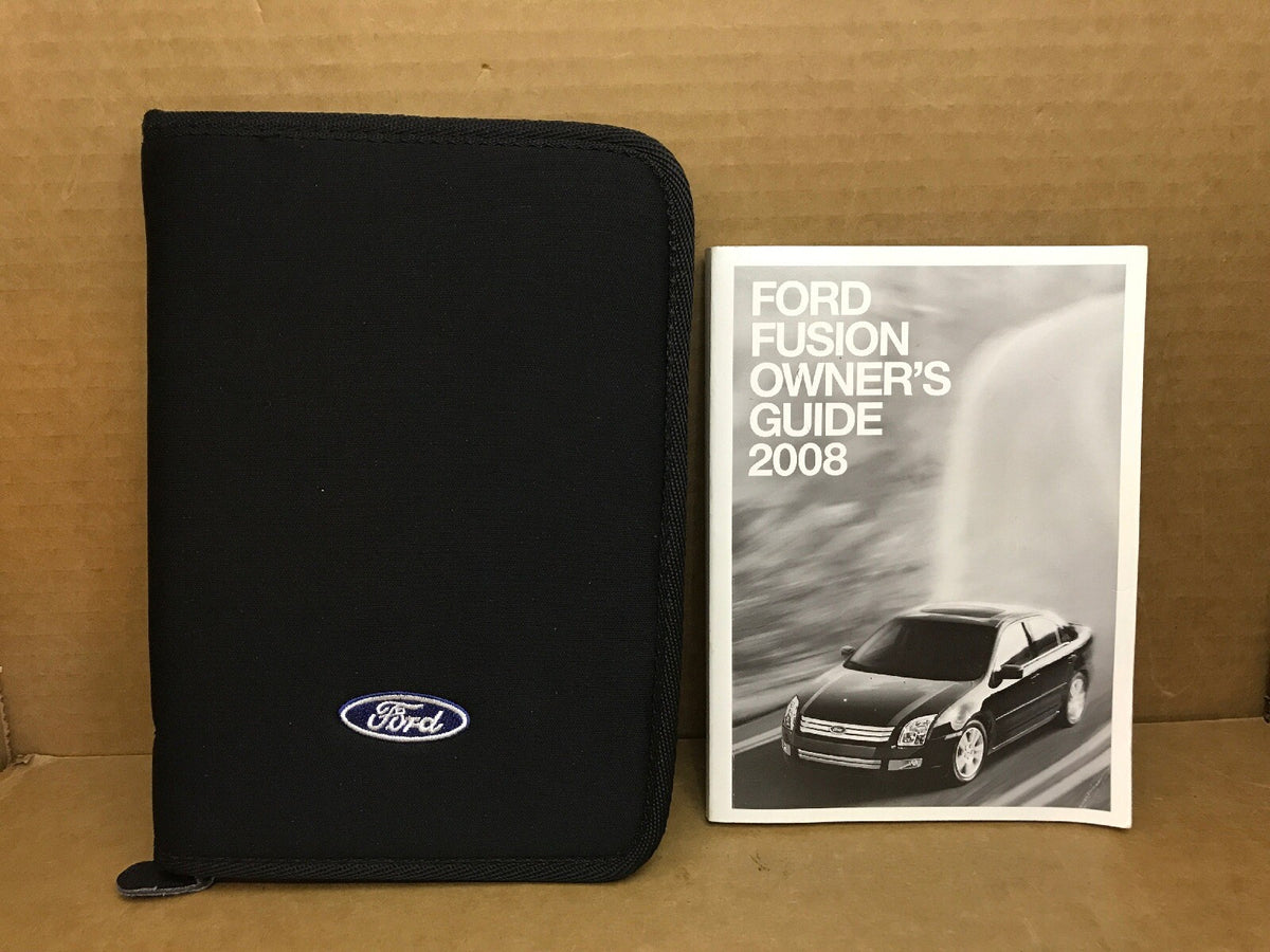 2008 08 FORD FUSION OWNER'S OWNERS OWNER MANUAL BOOK GUIDE SET CASE OEM0