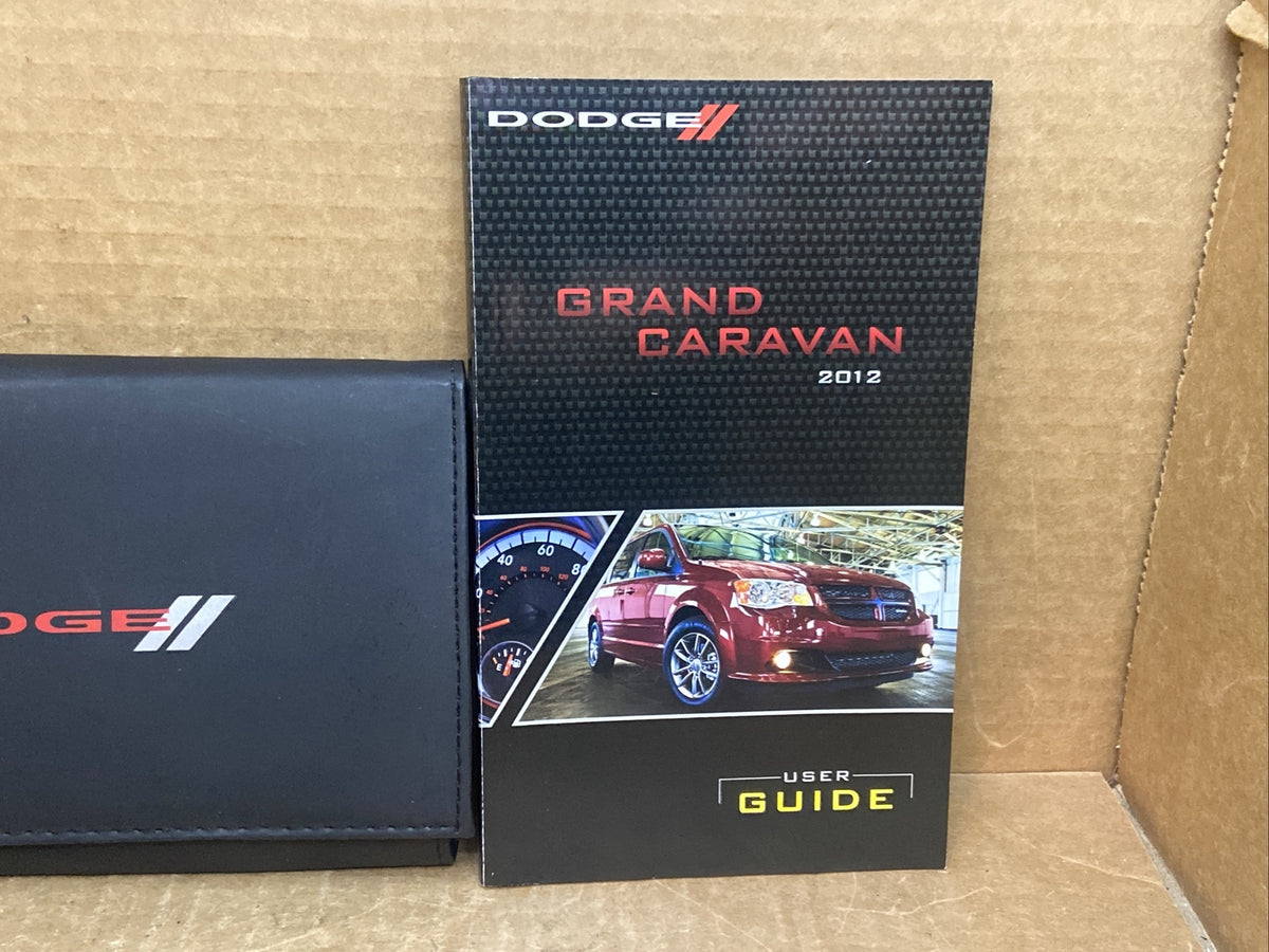 2012 12 Dodge Grand Caravan Owner's Owners Owner Manual Book Guide Set Case OEM2