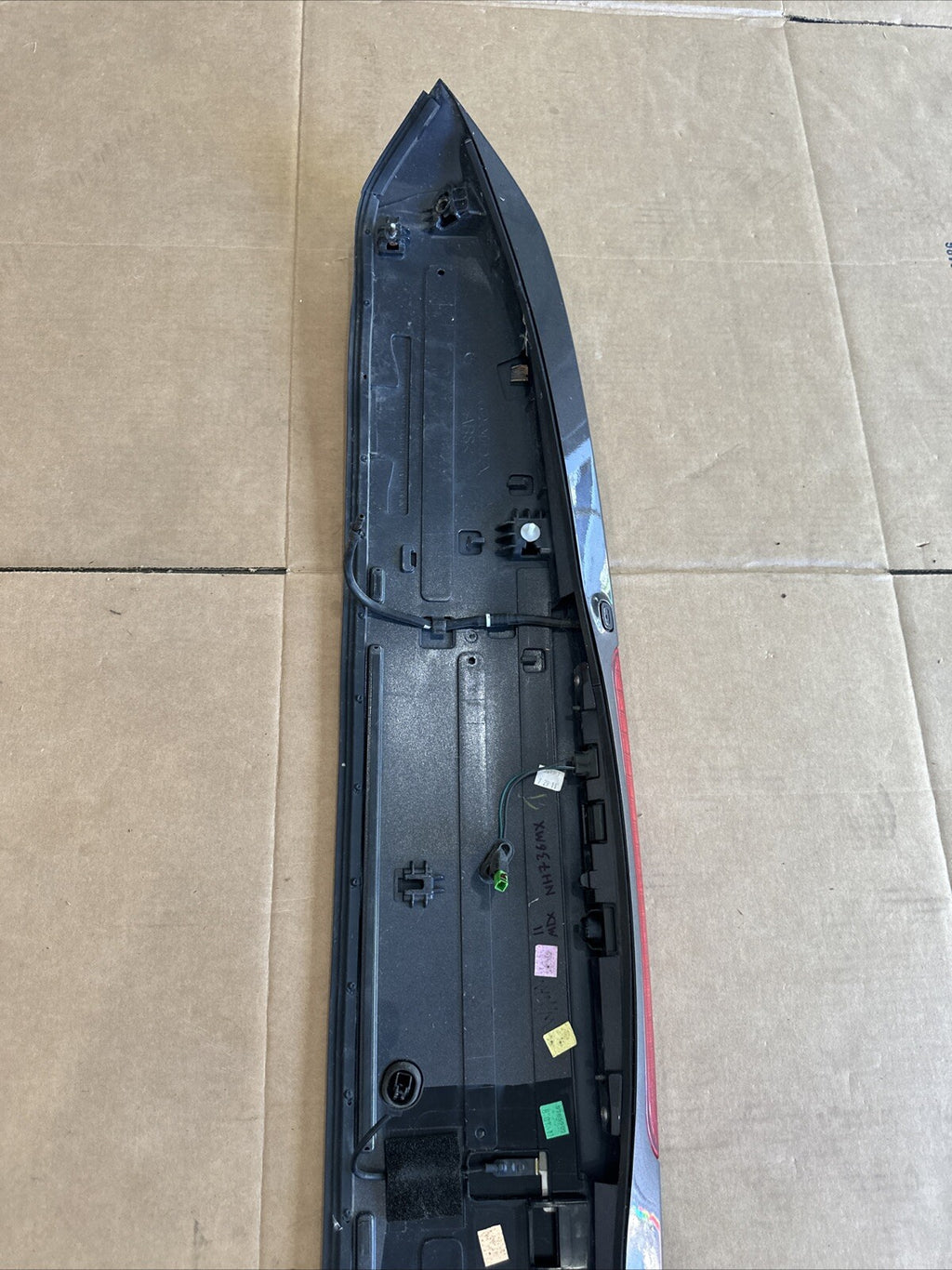 2007 2013 Acura MDX Tailgate Hatch Spoiler Wing 3rd Brake Light Gray NH736MX6