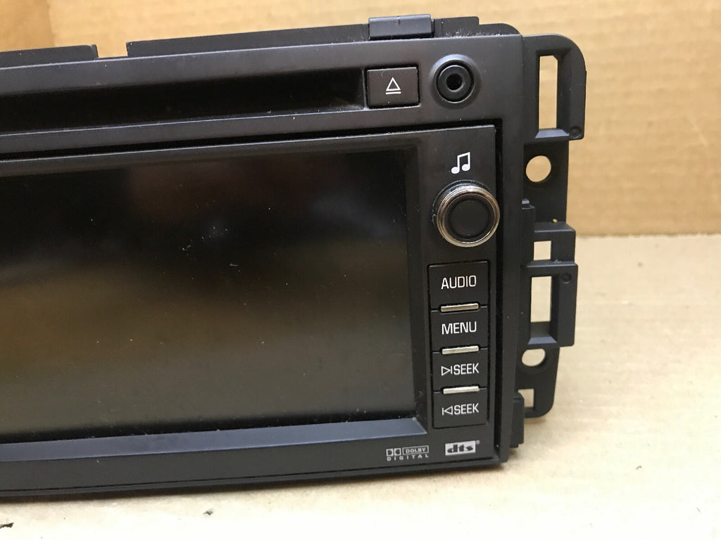 07 08 AVALANCHE TAHOE YUKON RADIO CD DVD GPS NAVIGATION PLAYER 25846421 UVB OEM2
