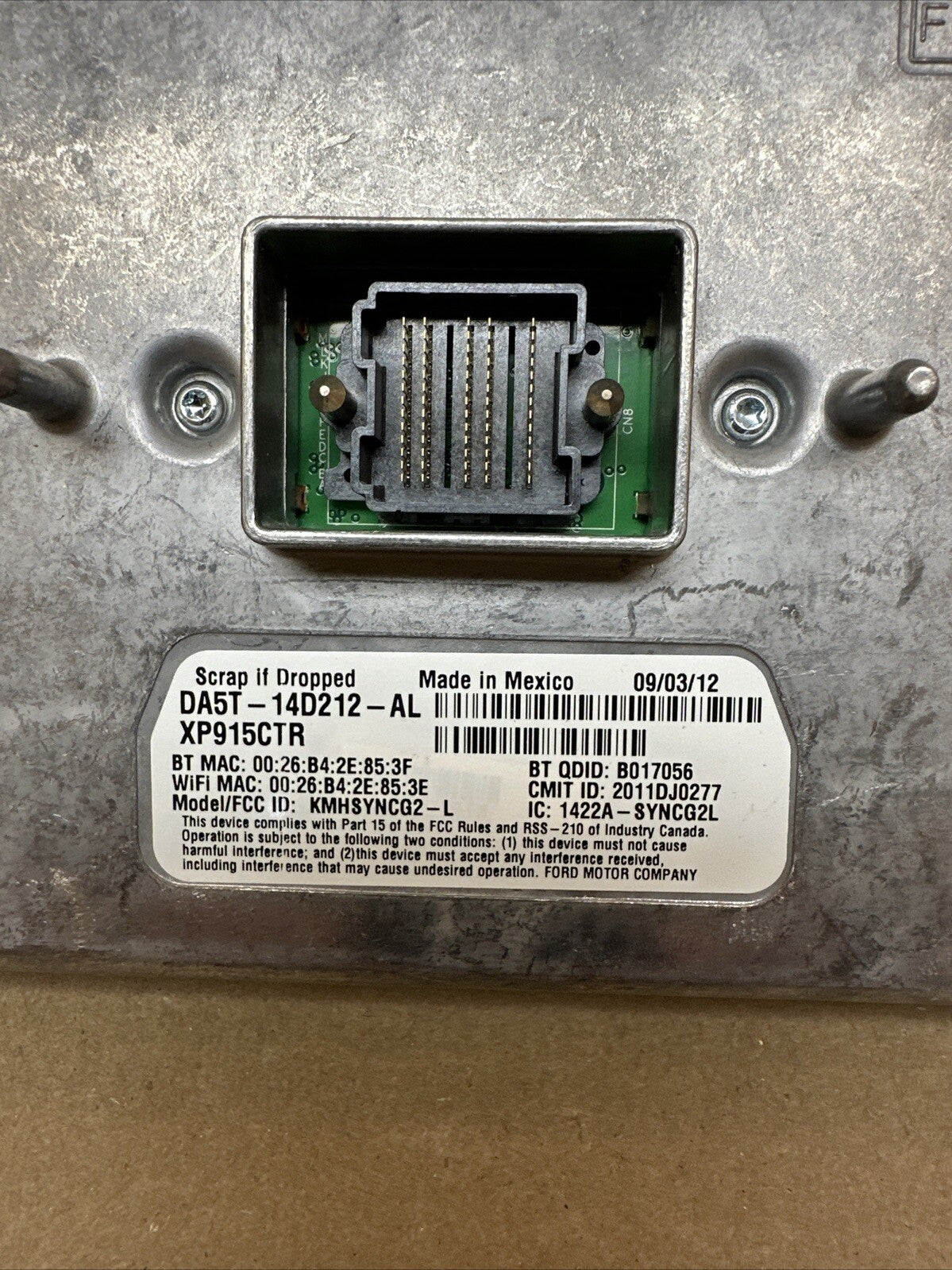 2011 2016 Ford Sync APIM Module DA5T 14D212 AL DA8T 14F239 BN7