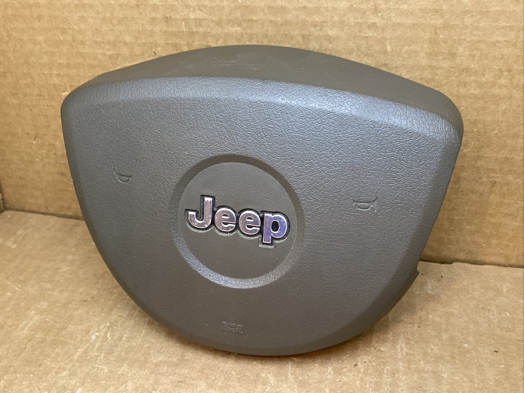 08 10 Jeep Liberty Front Left Driver Side Steering Wheel Air Bag Airbag Beige3