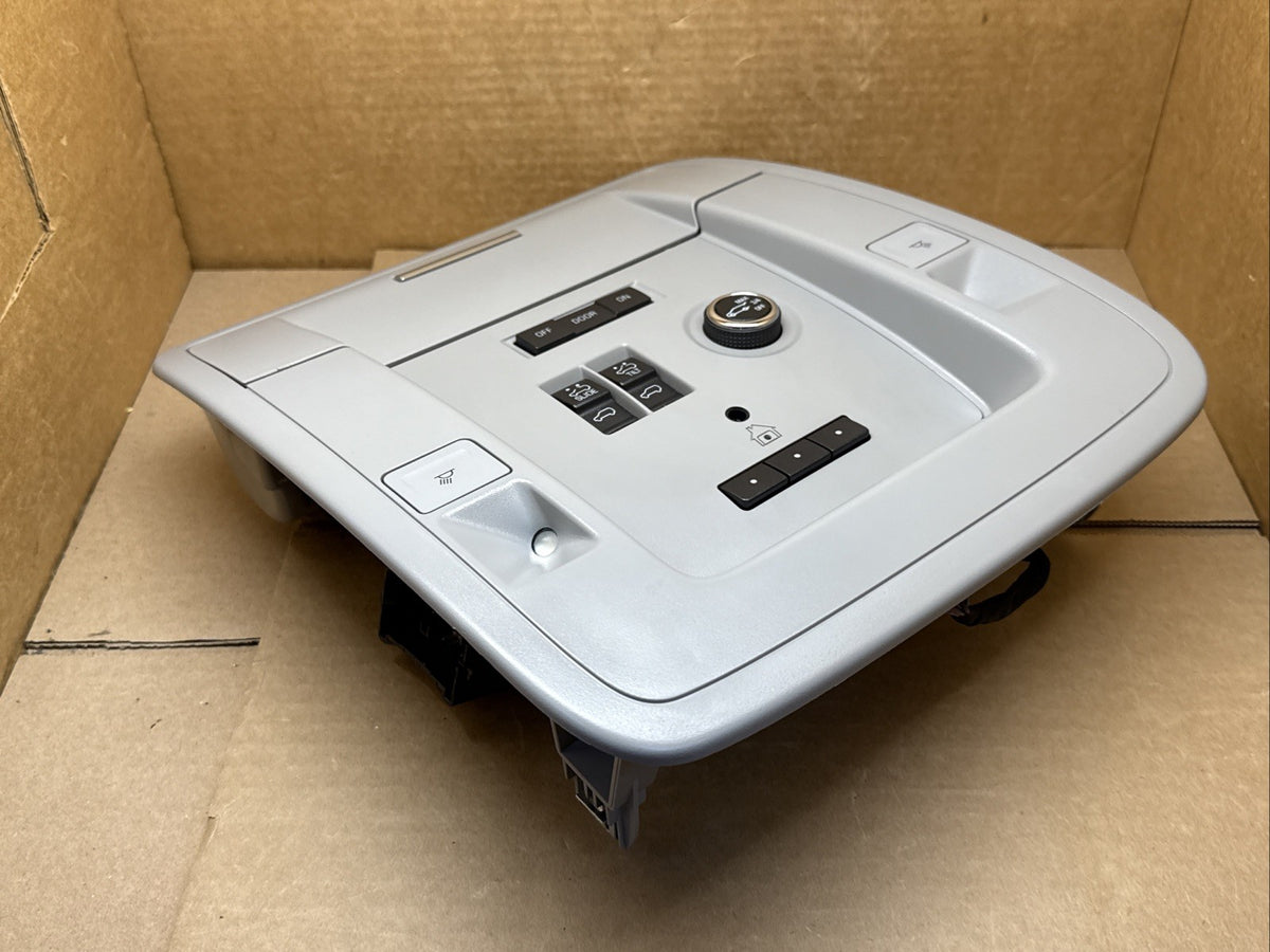 2015 2020 CHEVY SUBURBAN TAHOE YUKON XL OVERHEAD ROOF CONSOLE OEM GRAY 234525725