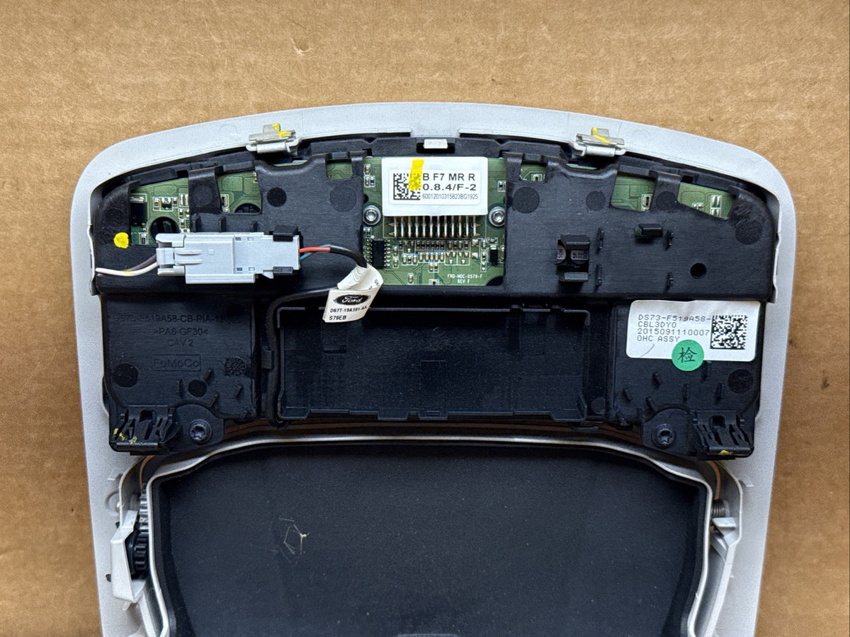 2013 2016 Ford Fusion Front Over Head Overhead Console Dome DS73 F519A58 CBL3DY04