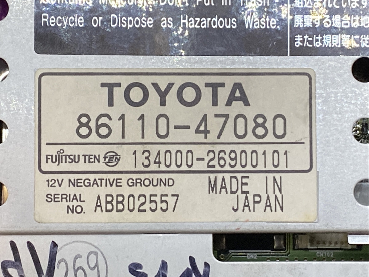 2004 2009 Toyota Prius Dash Information Display Screen OEM 86110 4708010