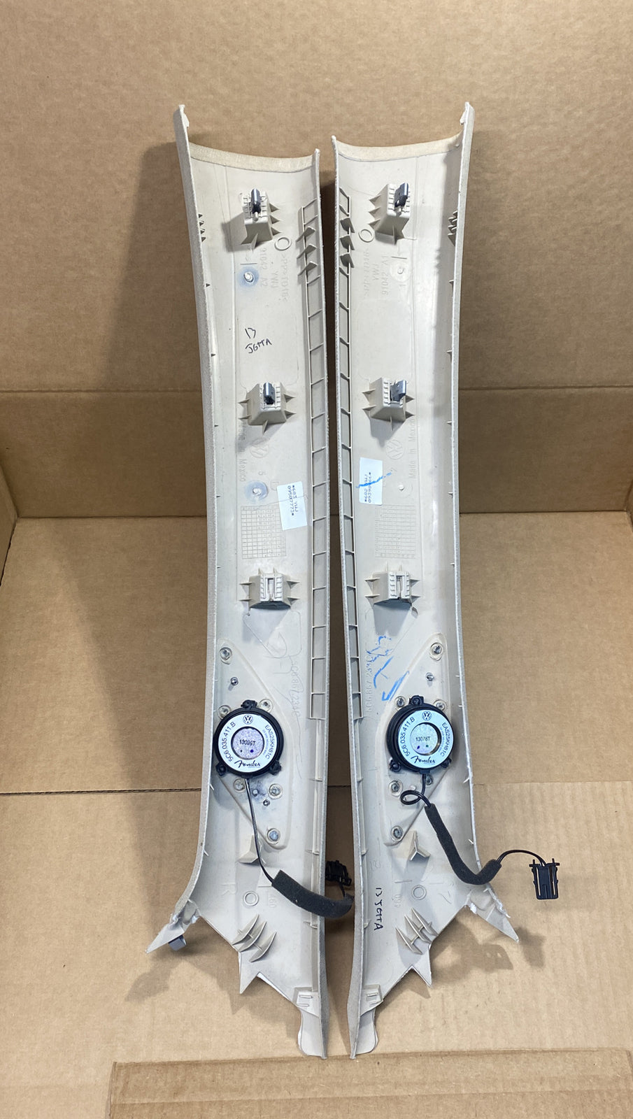 2011 2013 Jetta A Pillar Left Right Driver Passenger Fender Tweeters  Speakers7